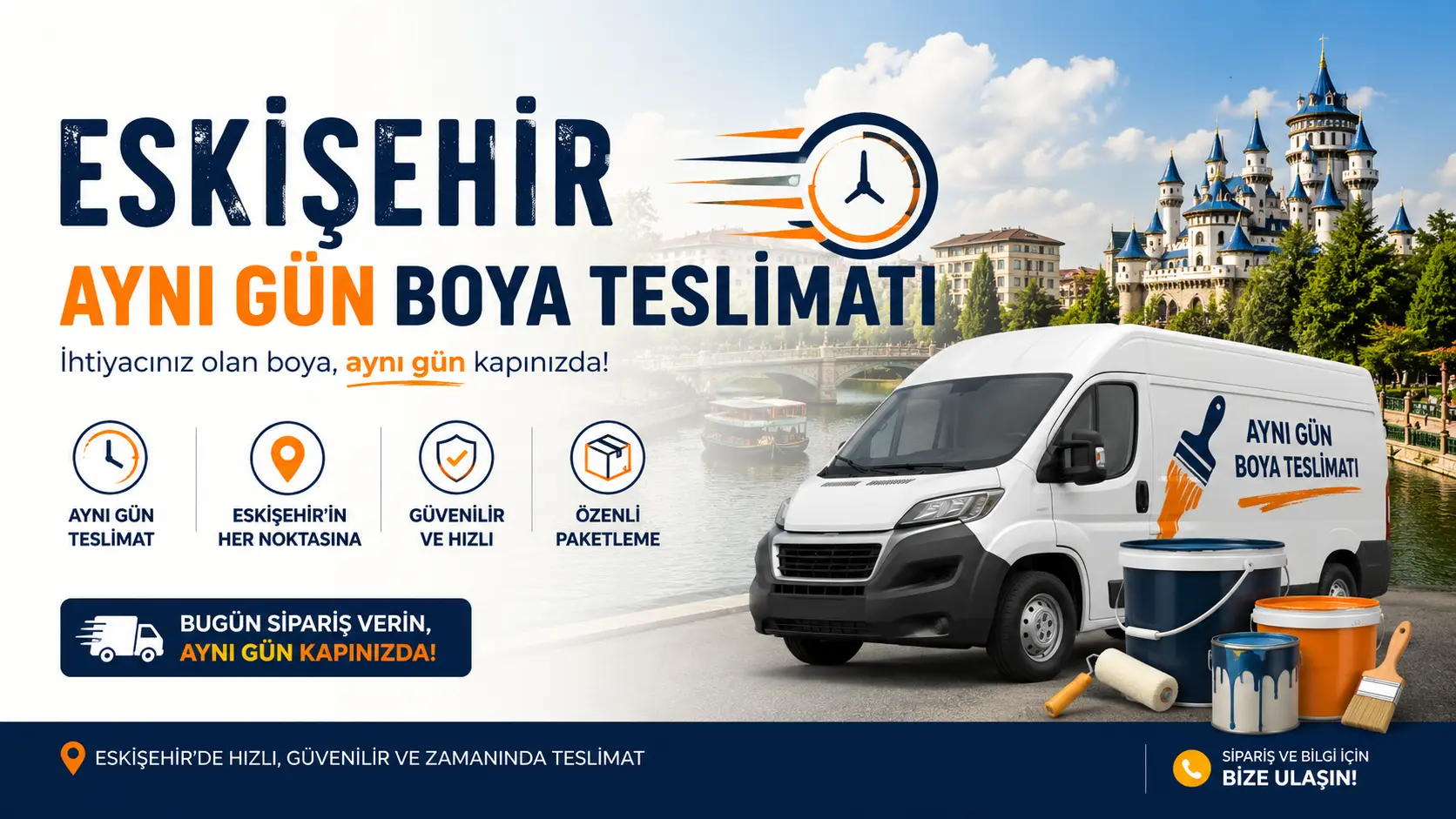 Eskişehir Aynı Gün Boya Teslimatı